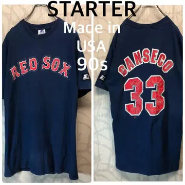90s 스타터 RED SOX CANSECO 티셔츠 MLB USA 상품 R