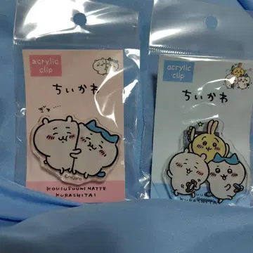 치이카와 아크릴 클립 하치와레 토끼 나가노