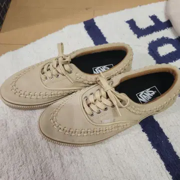 Vans 베이지 뜨개질 스니커즈