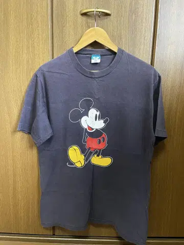Disney 미키마우스 티셔츠 빈티지 90s USA 제작