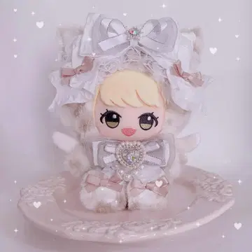 앉은 자세 의류 SD 인형 (화이트)