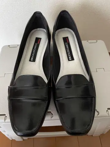 블랙 로퍼 합성 피혁