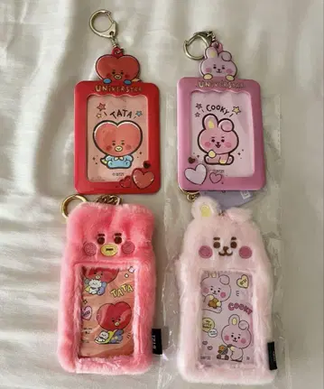BTS 포토 카드 키링 트레이딩 카드 케이스 TATA & COOKY