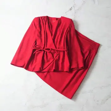 b Eleuno 이탈리아 버블 수트 셋업 라나울 빈티지