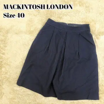 MACINTOSH LONDON 코튼 턱 플레어 스커트 일본제