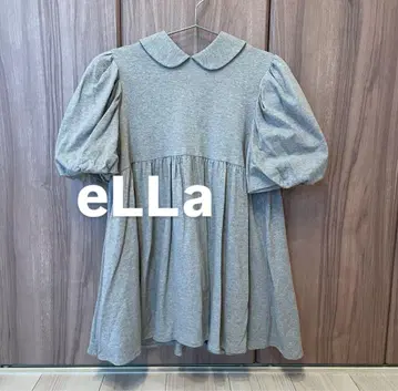 ella_selectshop 카노코 벌룬 슬리브 카라 부착 폴로