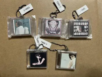 하마사키 아유미 미니어처 CD 키링 가챠가챠 5종 세트