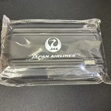 JAL 퍼스트 클래스 어메니티 파우치 제로 탄력 버튼