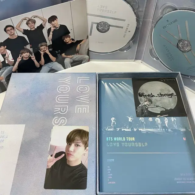 방탄소년단 럽셀콘 유럽 디비디 BTS DVD 정국 포카 Jungkook