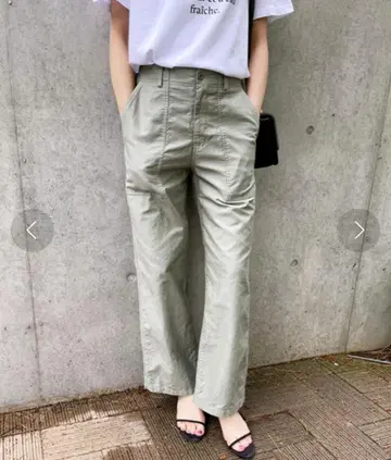 Spick & Span 카키 워크 팬츠 M 사이즈