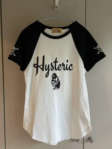 Hysteric 스컬 프린트 래글런 티셔츠