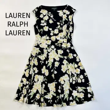 새상품급 LAUREN RALPH LAUREN 슬리브리스 롱 원피스 4