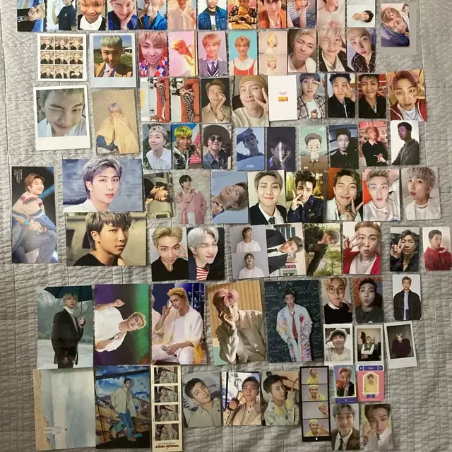 일괄 양도) 방탄 RM 남준 공식 앨범+콘서트+전시회 포카 set