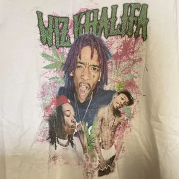 Wiz Khalifa 티셔츠 오버 사이즈 shaka wear