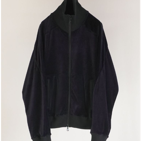 Ancellm ANCELLM VELOUR SWITCHING JACKET Navy 2 #안셀름
