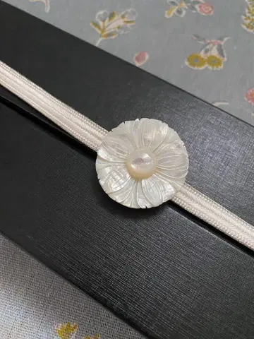쉘 오비 고정 띠 세트 화이트
