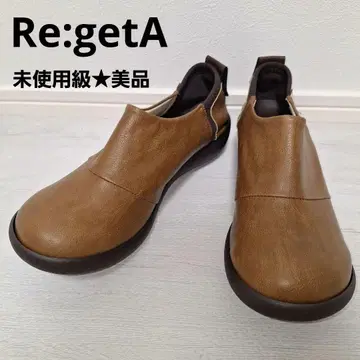 미사용급 리게타 RegettaCanoe 슬립온 슈즈 L 카멜