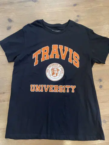 elevenparis TRAVIS UNIVERSITY 티셔츠 L 블랙