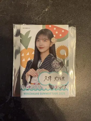 노기자카46 스퀘어 캔뱃지 한여름의 전국 투어 2025 쿠보 시오리