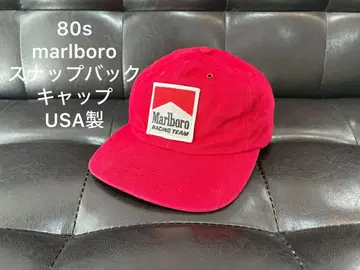 80s 말보로 말보로 스냅백 캡 / 야마하 리바이스 빨간색