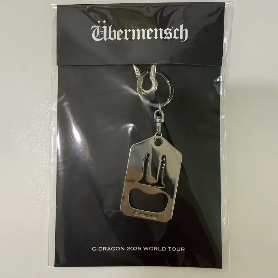 【PEACEMINUSONE】 G-DRAGON Ubermensch Keycap Keyring G-DRAGON 2025 WORLD TOUR ÜBERMENSCH OFFICIAL MD [KEYCAP