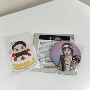 야마시타 토모히사 Club9 스티커 캔뱃지