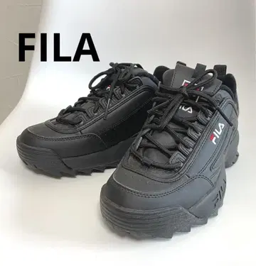 휠라 FILA 디스루프터 2 로우 컷 스니커즈 블랙 23 새상품급