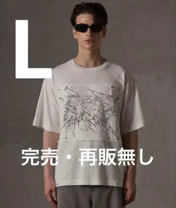 GRANCY 피그먼트 티셔츠 화이트 L 사이즈
