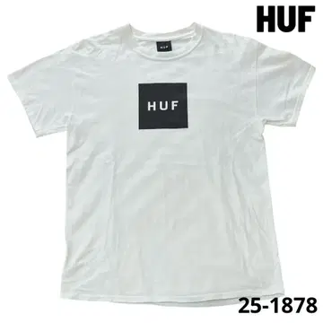 HUF HUF 박스 로고 프린트 티셔츠 M 사이즈