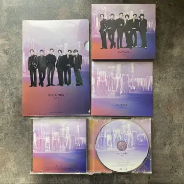 SixTONES CITY CD 클리어 파일 포함 새상품급 당일 발송