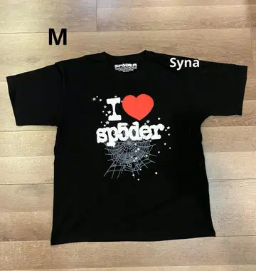 sp5der 스파이더 티셔츠 블랙