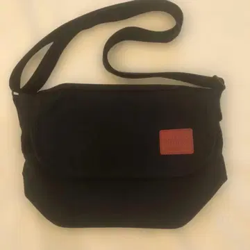 Manhattan Portage 메신저 백 가죽 로고