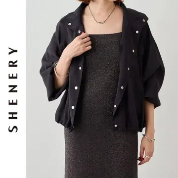 새상품 SHENERY 시어 블루종 시너리 블랙