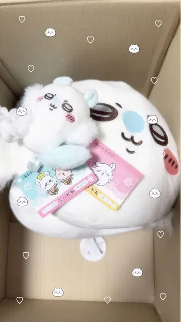 치이카와 (먼작귀) 모몽가 BIG 봉제 인형 세트