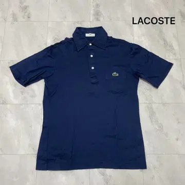 LACOSTE 피케 셔츠 반팔 원포인트 포켓 빈티지 80s
