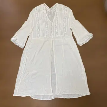 MOUSSY 롱 가디건 화이트