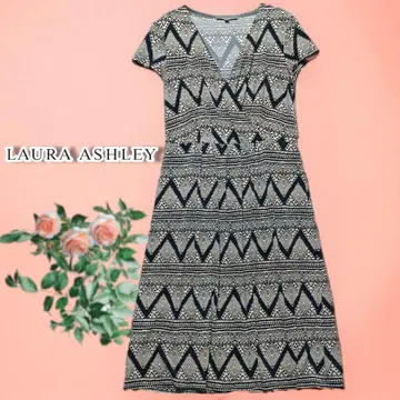로라 애슐리 LAURA ASHLEY 카슈쿨 무릎 기장 원피스