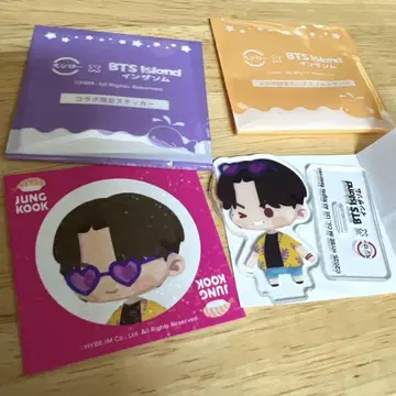 스시로 BTS In the Seom 아크릴 스탠드 & 스티커 세트 정국