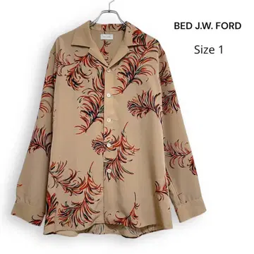 BED J.W. FORD 베드 포드 오픈 카라 셔츠 사이즈 1