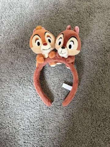 칩과 데일 봉제 인형 머리띠