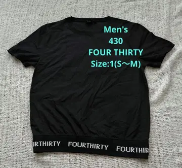 일본제 여름 아이템 430 FOURTHIRTY 1 S 셔츠