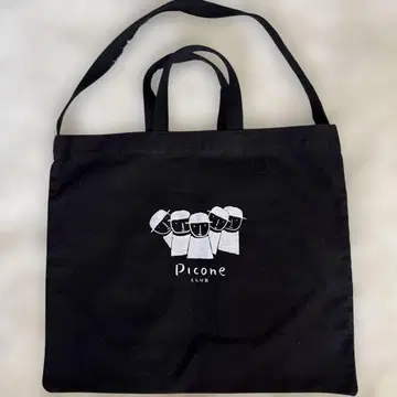 PICONE 피코네 토트백 블랙 캔버스 빅 2way