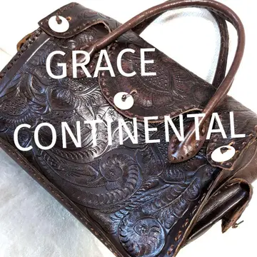 eh14 GRACE CONTINENTAL 다크 브라운 핸드백