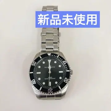 THE CLOCK HOUSE 다이버 워치 쿼츠 미사용 새상품 풀 부품
