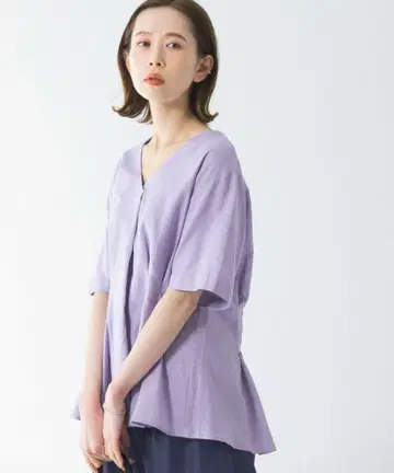 새상품급 어반리서치 로쏘 허리 턱 볼륨 블라우스