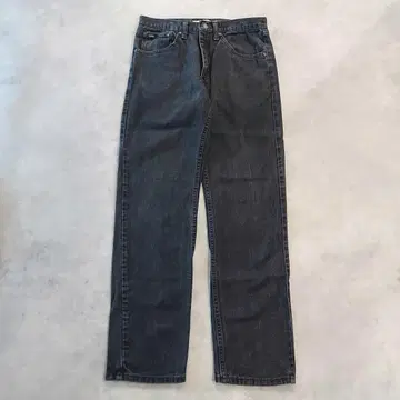 Lee 리 W32 블랙 데님 하의 팬츠 구제 의류 블랙 14868