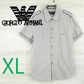 ARMANI 아르마니 청바지 <코튼 체크 반팔 셔츠> M1866c