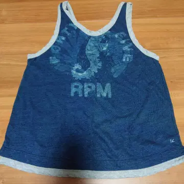 46RPM 프린트 네이비 에코백