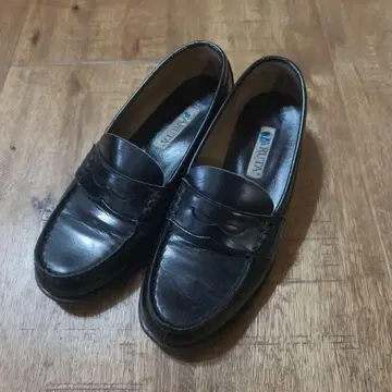HARUTA 블랙 로퍼 24.5cm EEE