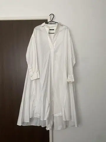 화이트 셔츠 원피스 긴팔